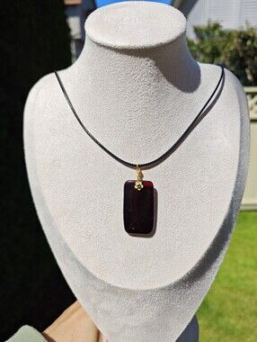 Genuine  Myanmar bloody amber Necklace